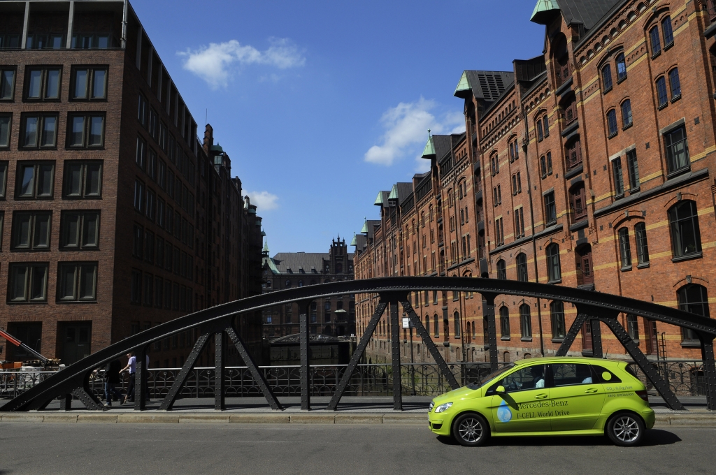Mercedes-Benz F-Cell World Drive zurück in Stuttgart