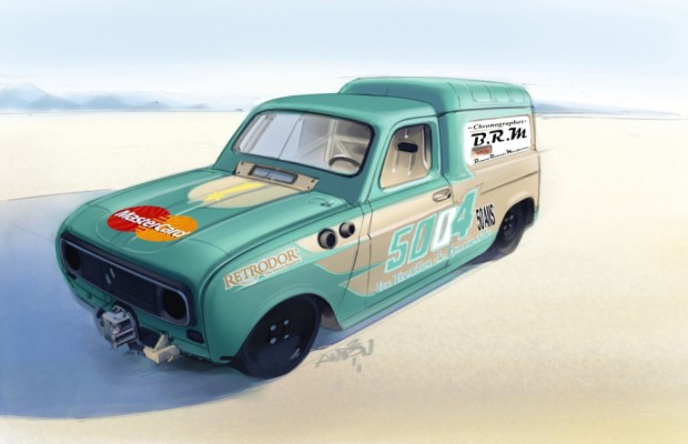 Mit dem Renault 4 auf Rekordfahrt in den USA