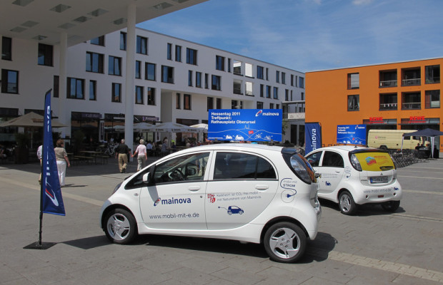 Mitsubishi i-MiEV wirbt für den Hessentag 2011