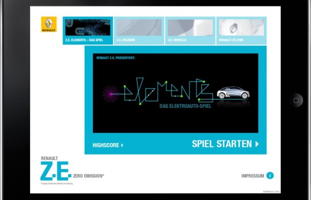 Renault bringt Elektrofahrzeug-App für Tablet-PC