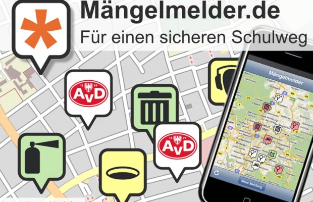 Sicherer Schulweg durch Mobilfunk-Mängelmelder