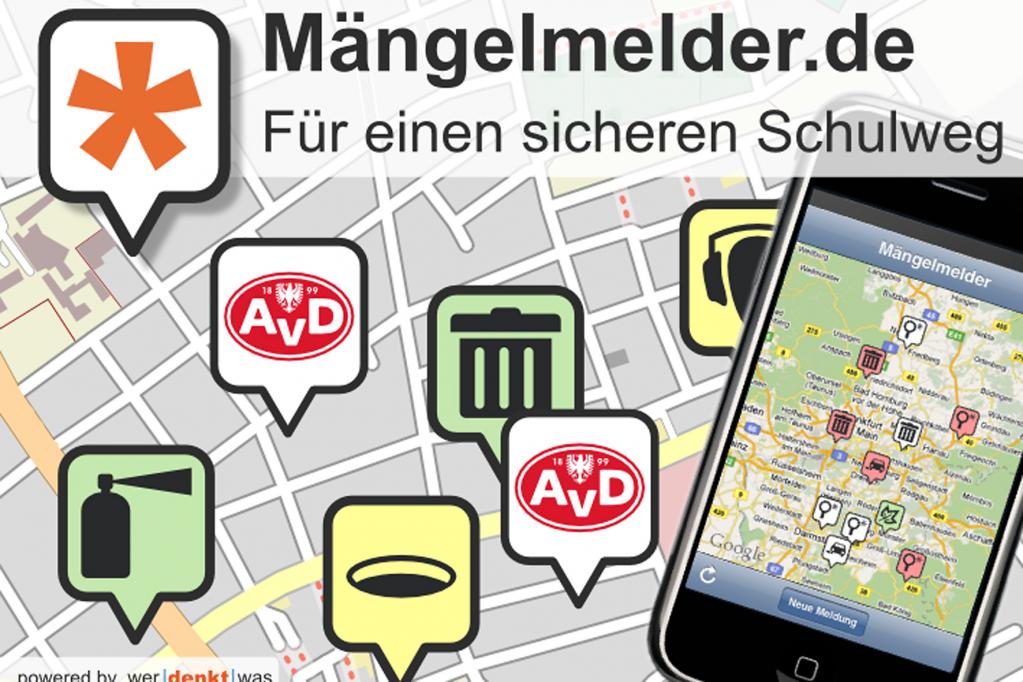 Sicherer Schulweg durch Mobilfunk-Mängelmelder