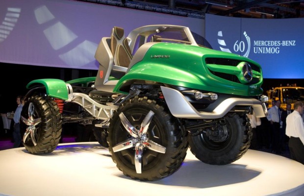Unimog-Studie - Pfeilgiftfrosch als Schwerarbeiter