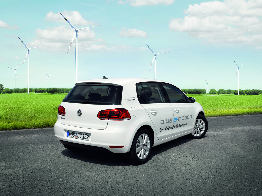 Volkswagen Golf Blue-e-Motion.