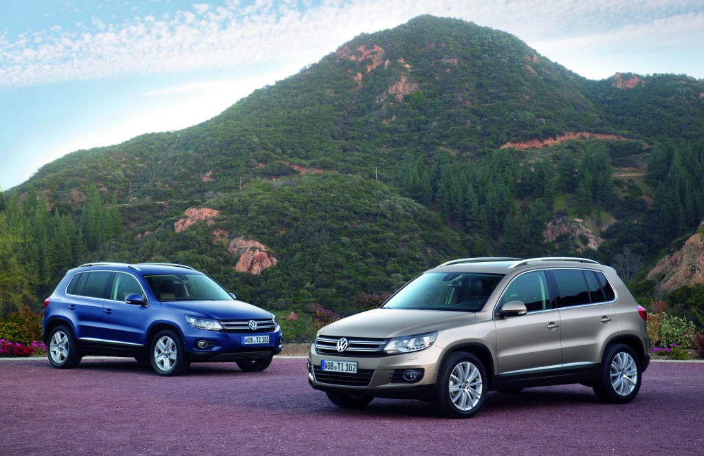 Volkswagen Tiguan: links Track & Style, rechts Sport & Style.
