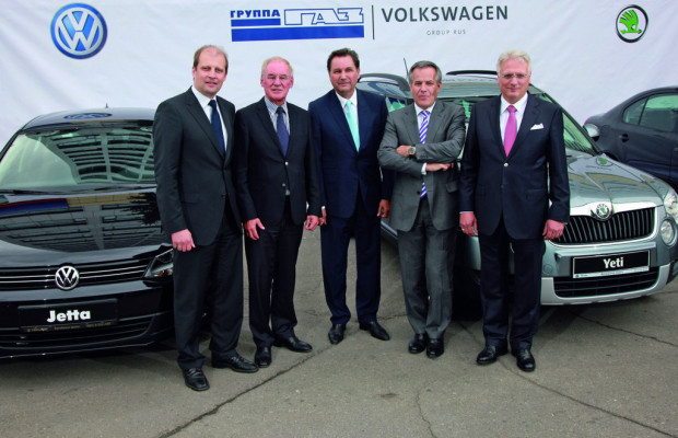 Volkswagen und GAZ vereinbaren Auftragsfertigung