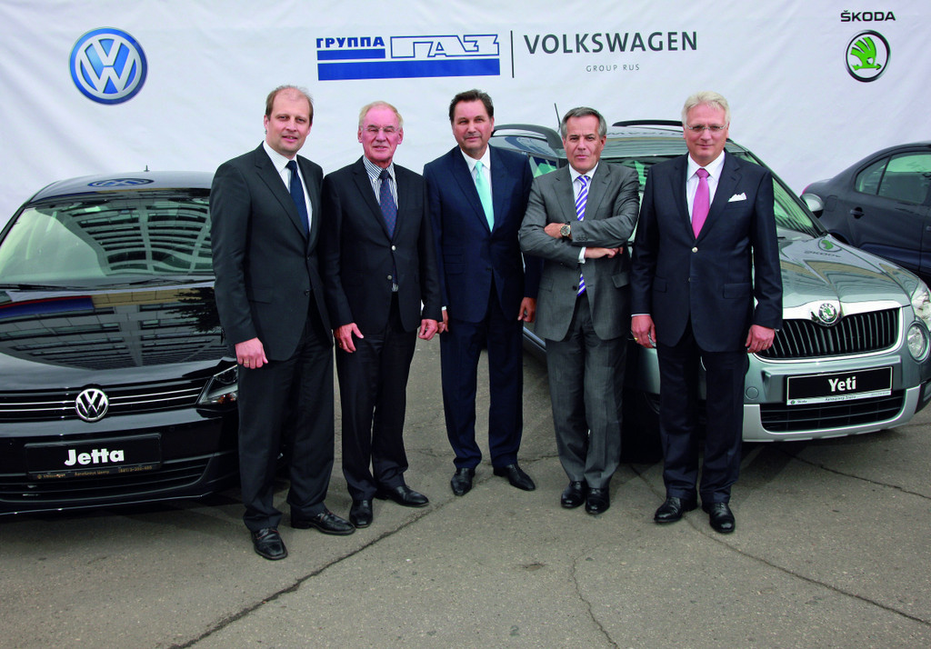 Volkswagen und GAZ vereinbaren Auftragsfertigung