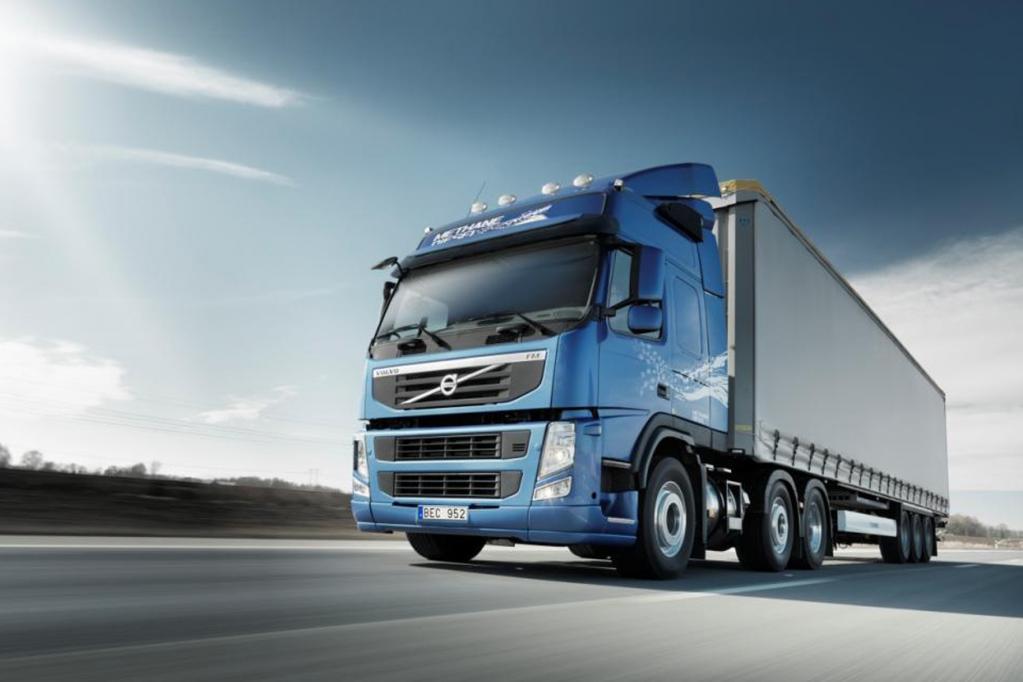 Volvo FM mischt Methan und Diesel