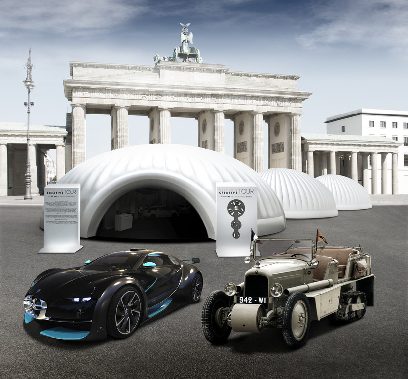 Wanderausstellung „Citroën Créative Tour“.
