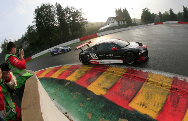 24h Spa: Zwei Audi R8 LMS in den Top Ten