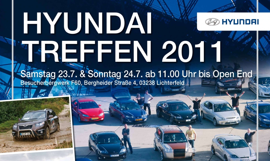 3. Hyundai Clubtreffen 2011 – Tuning-Fans treffen sich in der Lausitz