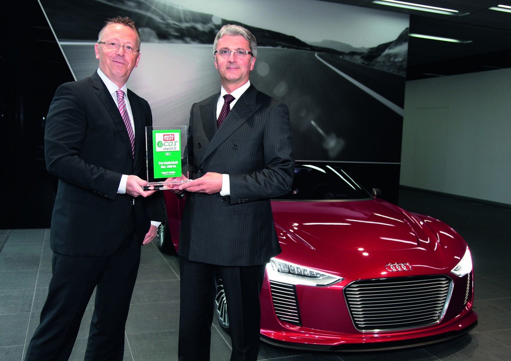 Audi-Chef Stadler erhält e-Car Award