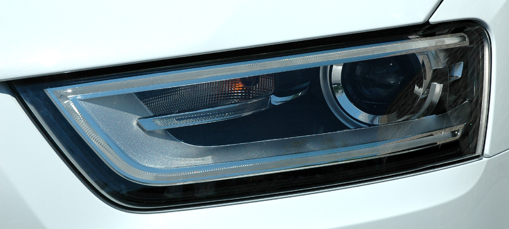 Audi Q3: Moderne Leuchteinheit vorn.