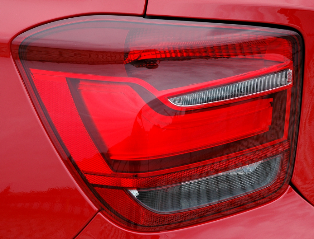 BMW 1er: Moderne Leuchteinheit hinten.