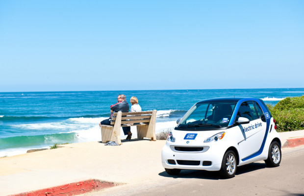 Car2go mit Elektroautos in San Diego
