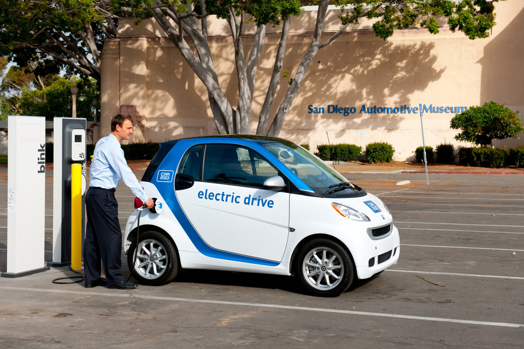 Car2go mit Elektroautos in San Diego