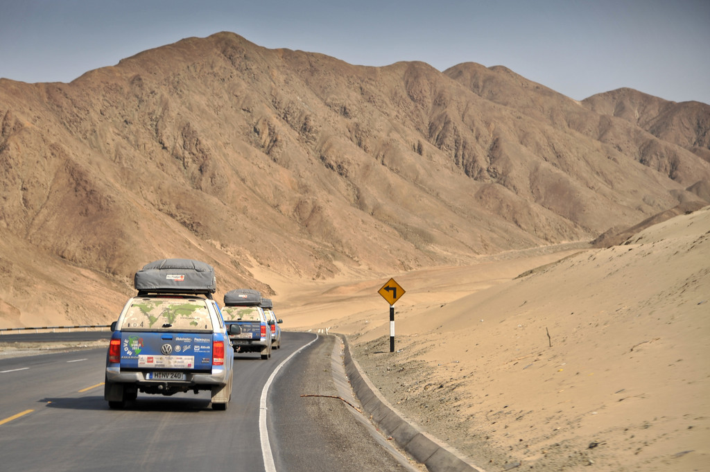 Der Volkswagen Amarok in Chile.