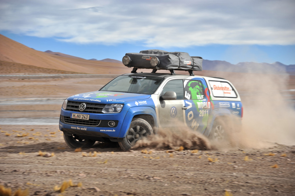 Der Volkswagen Amarok in Chile.