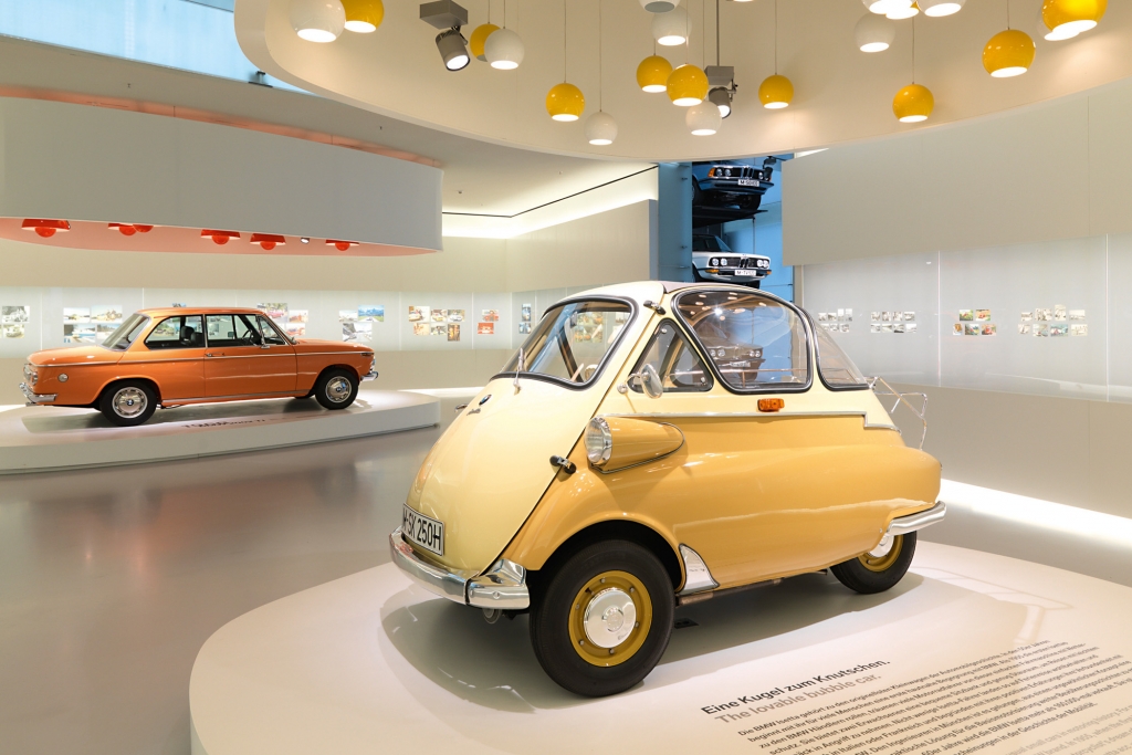Die Isetta hört auf den Namen Knutschkugel - BMW.