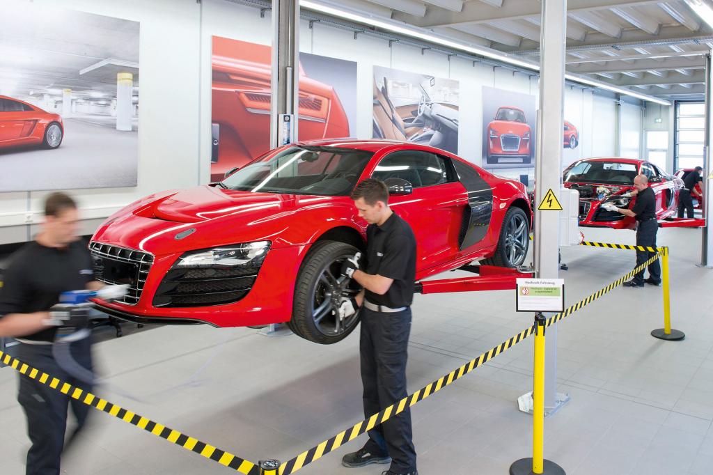 Ein schneller Stromer ist der R8 Etron