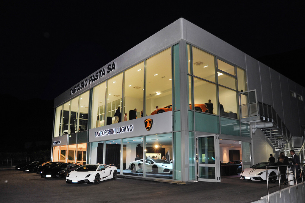 Eröffnung von Lamborghini Lugano