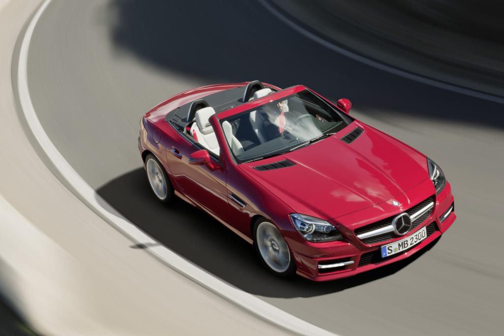 Für den SLK gibt es ein spezielles Glasdach
