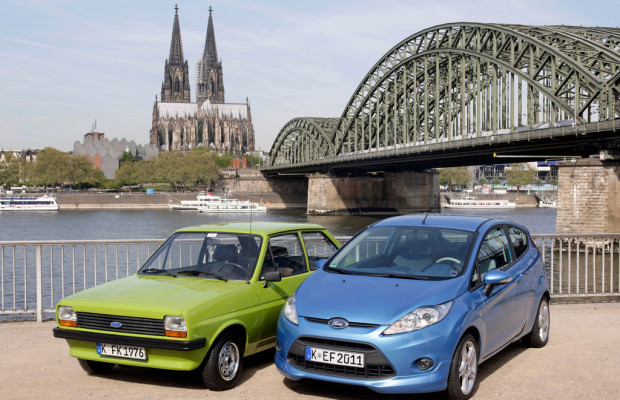 Ford Fiesta feiert 35. Geburtstag