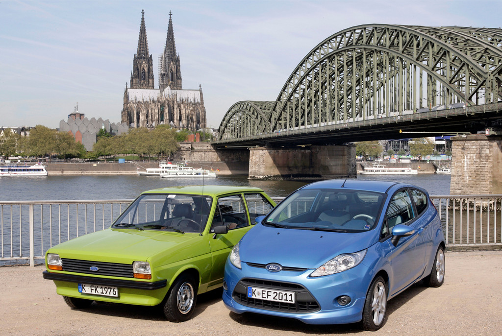Ford Fiesta feiert 35. Geburtstag