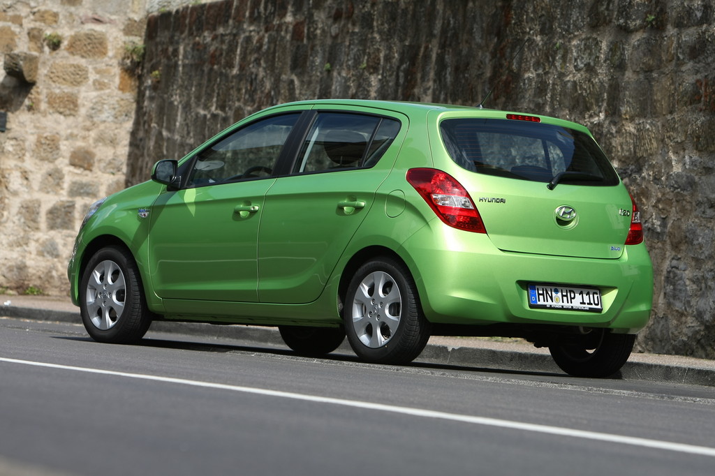 Hyundai i20 Blue mit unter 100 Gramm CO2