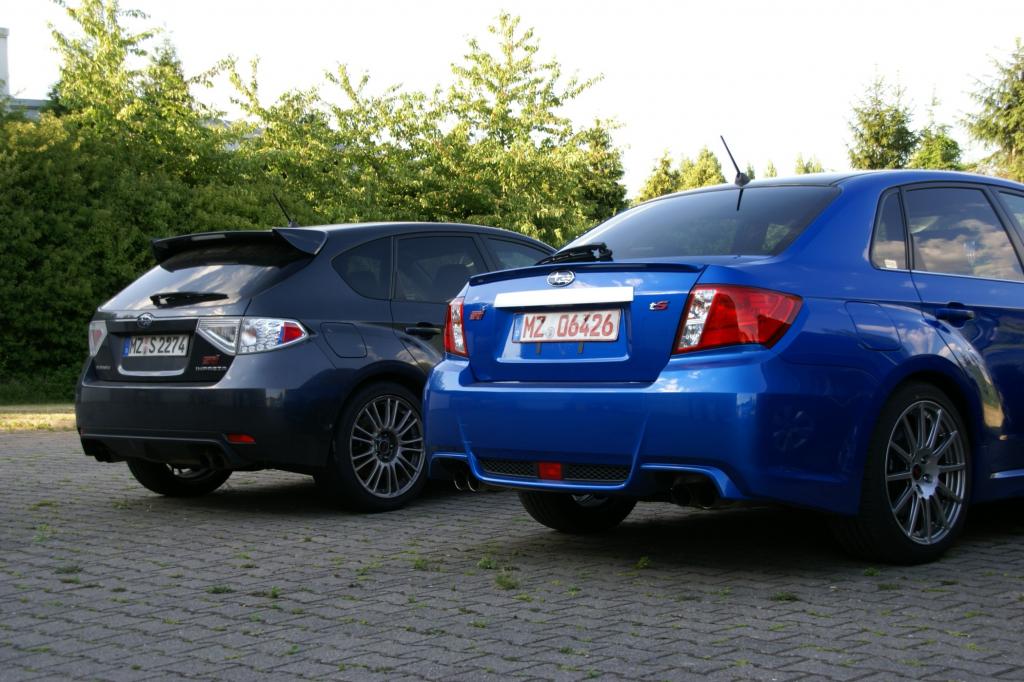Im Vergleich: der reguläre STi und der STi ts
