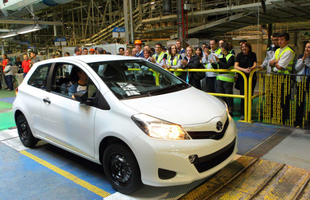 In Frankreich lief der erst Toyota Yaris vom Band