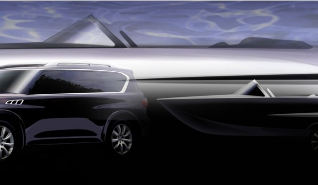 Infiniti QX als Luxusboot - Ein Dickschiff geht aufs Wasser 