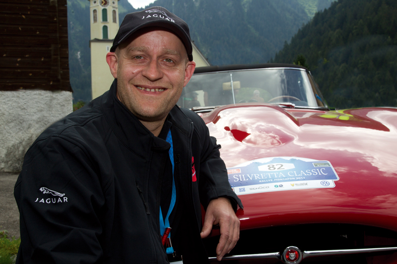 Jürgen Vogel bei der Silvretta.