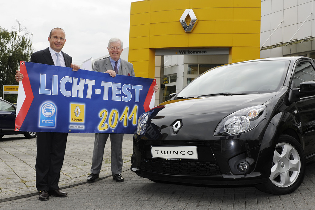 Licht-Test 2011-Teilnehmer können Renault Twingo gewinnen