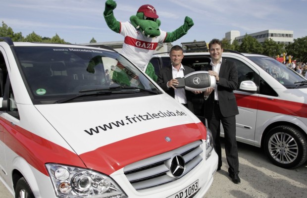 Mercedes-Benz Viano bleibt beim VfB am Ball