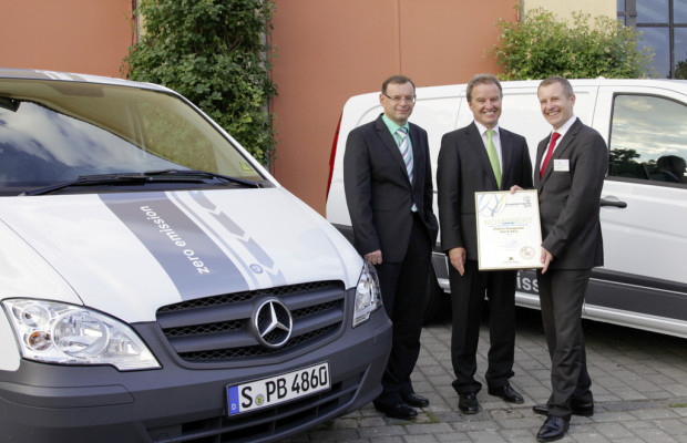 Mercedes-Benz Vito E-Cell für Umwelttechnik ausgezeichnet
