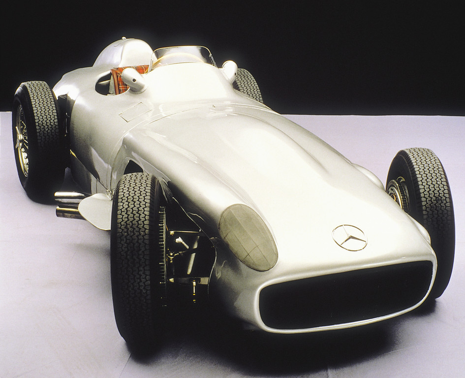 Mercedes-Benz bei den Schloss Dyck Classic Days: Mercedes-Benz Rennwagen W 196 R, 1955.