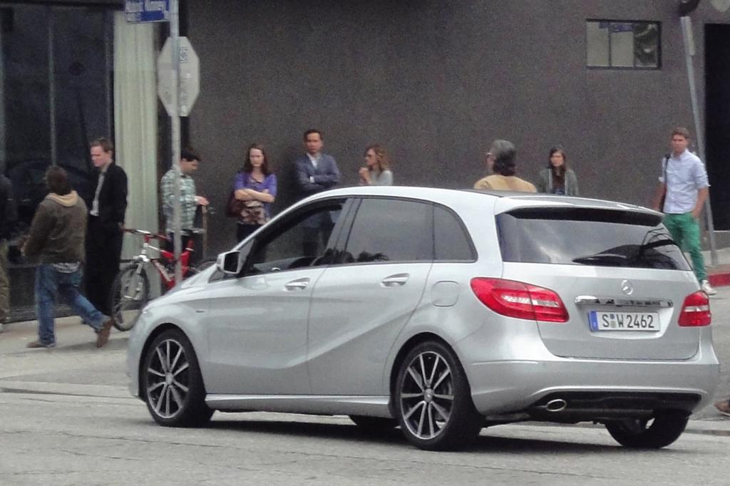 Mercedes ist mit der neuen B-Klasse vertreten