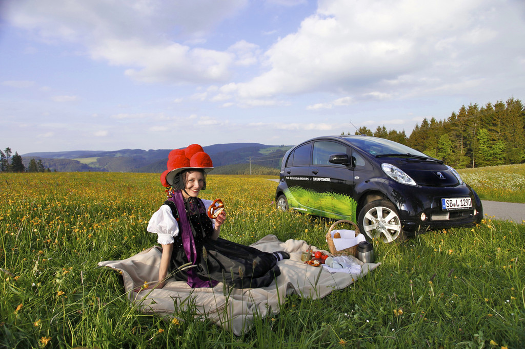 Peugeot Ion für Schwarzwaldurlauber