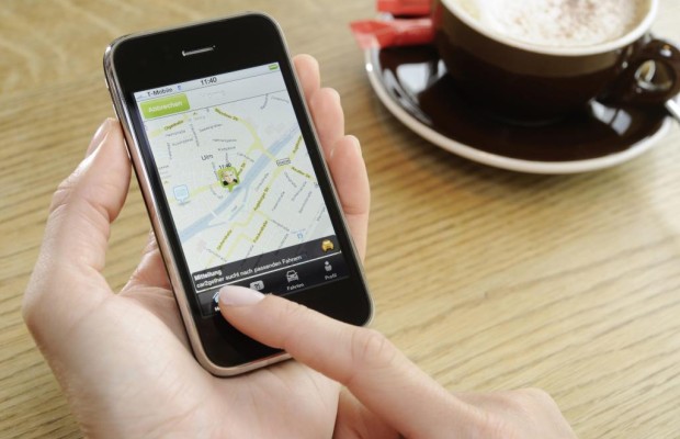 Radroutenplaner für das Mobiltelefon