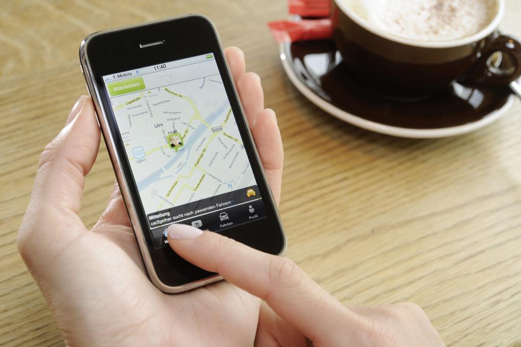 Radroutenplaner für das Mobiltelefon