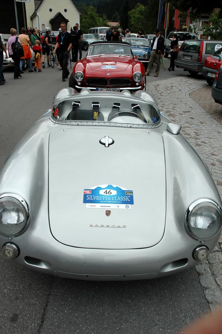 Silvretta Classic Rallye 2011: Porsche 550 Spyder, Baujahr 1955.