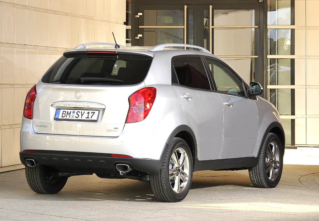 SsangYong Korando: Heck-/Seitenansicht.