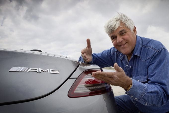 US-Moderator Jay Leno zu Besuch bei AMG