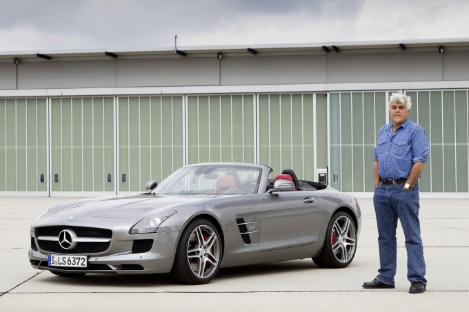 US-Moderator Jay Leno zu Besuch bei AMG
