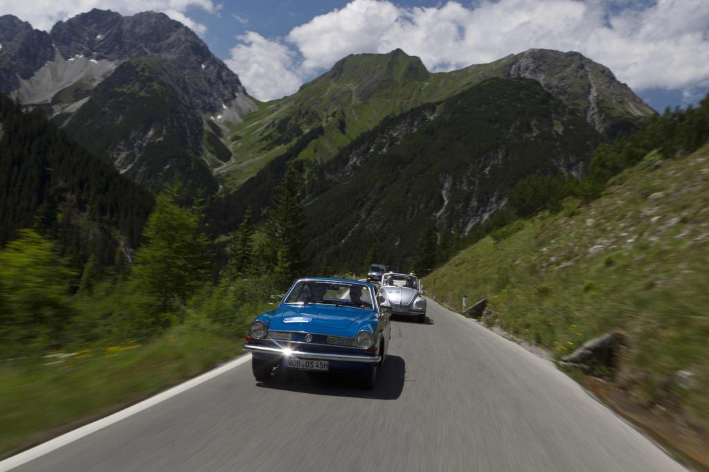 VW war mit einigen Fahrzeugen am Start