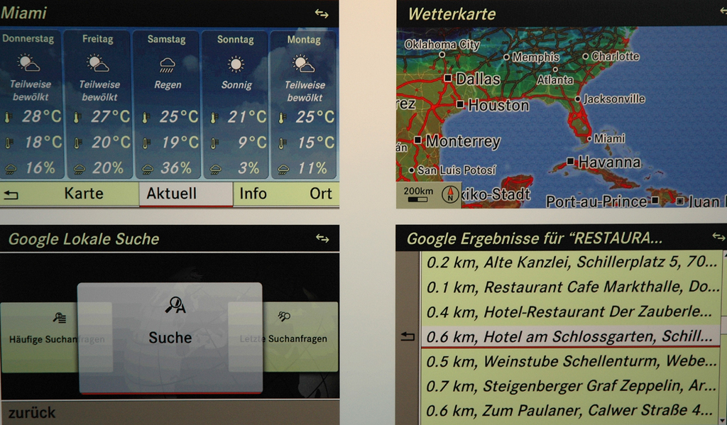 Was Sie wünschen I: Miami, Wetterkarte, lokale Suche, Restaurants ... 