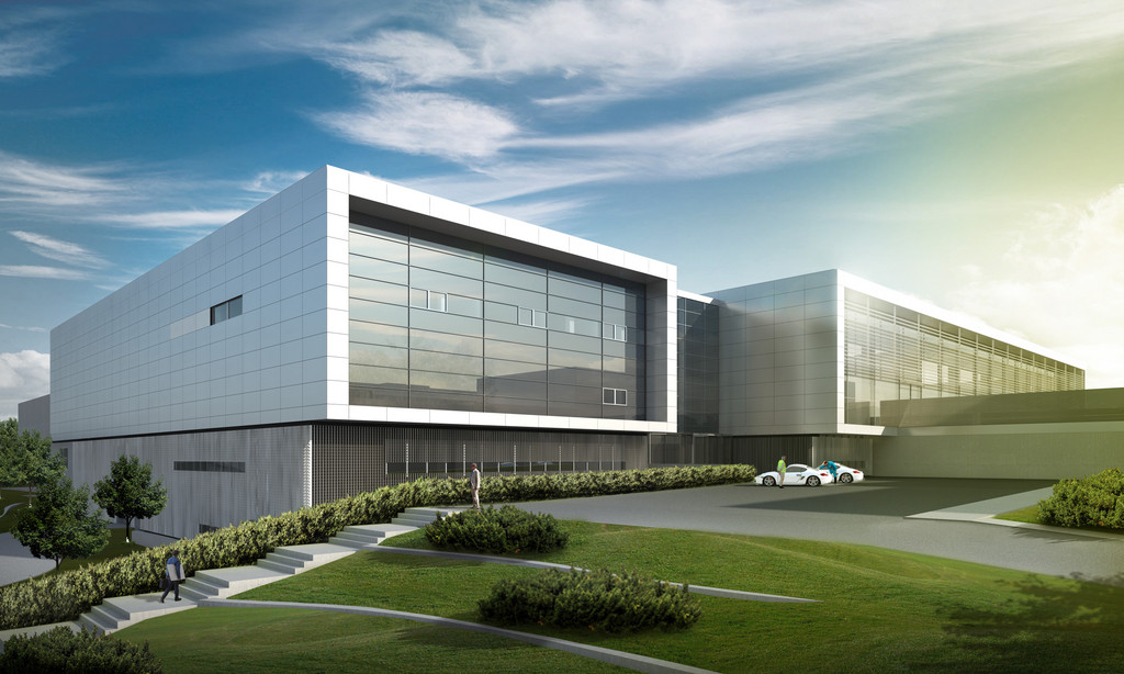 Werkserweiterung vom Porsche-Entwicklungszentrum Weissach.