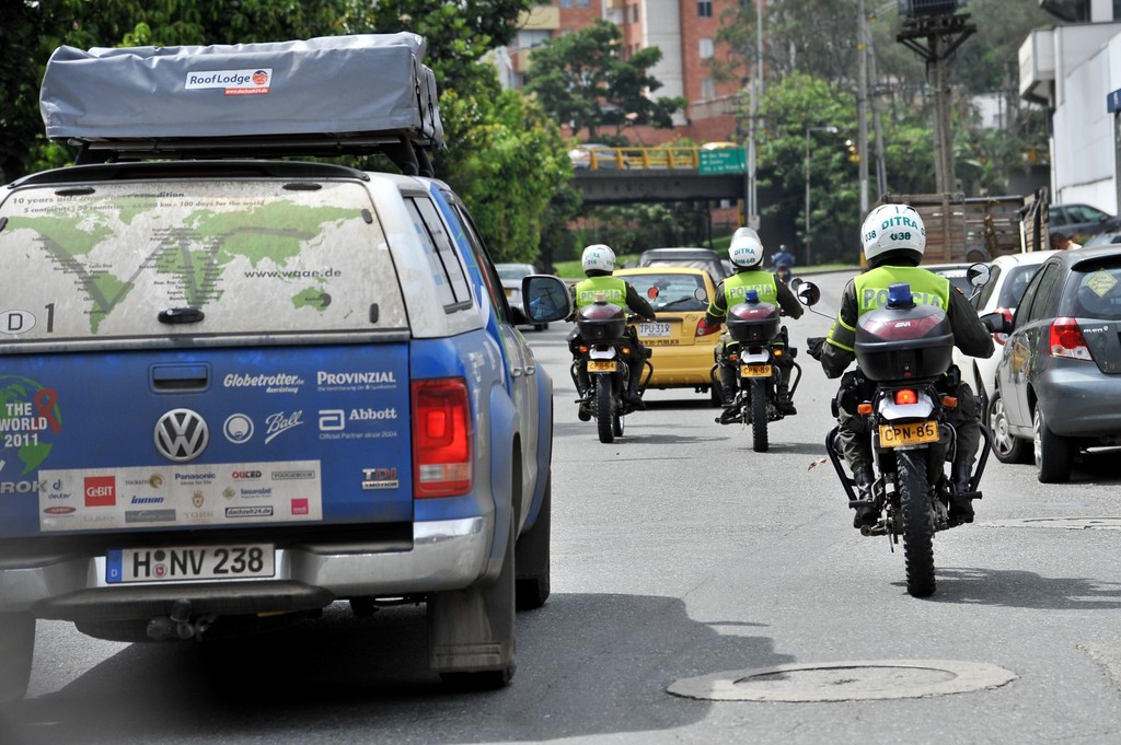 „Move the World“-Tour mit dem Volkswagen Amarok.