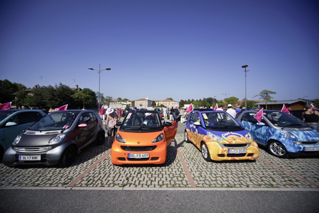 1500 Smart-Fans trafen sich in Italien